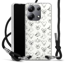 New Carry Case Transparent Stoff schwarz/silber