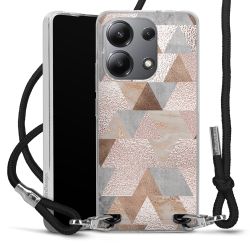 New Carry Case Transparent Stoff schwarz/silber