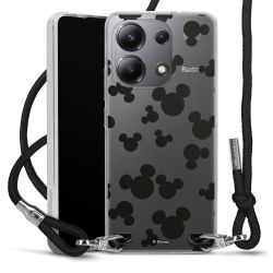 New Carry Case Transparent Stoff schwarz/silber