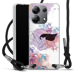 New Carry Case Transparent Stoff schwarz/silber