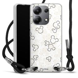 New Carry Case Transparent Stoff schwarz/silber