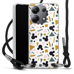 New Carry Case Transparent Stoff schwarz/silber