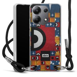 Carry Case Stoff schwarz/silber