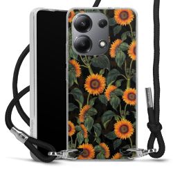 New Carry Case Transparent Stoff schwarz/silber