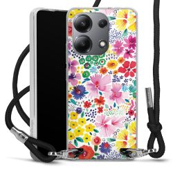 New Carry Case Transparent Stoff schwarz/silber