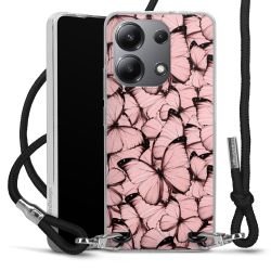 New Carry Case Transparent Stoff schwarz/silber