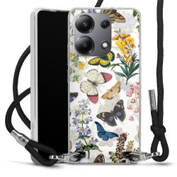 New Carry Case Transparent Stoff schwarz/silber