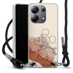 New Carry Case Transparent Stoff schwarz/silber