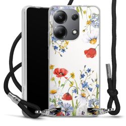 New Carry Case Transparent Stoff schwarz/silber