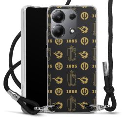 New Carry Case Transparent Stoff schwarz/silber