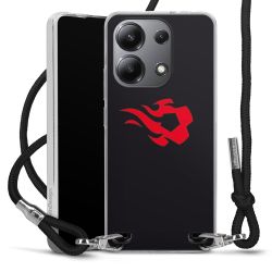 New Carry Case Transparent Stoff schwarz/silber