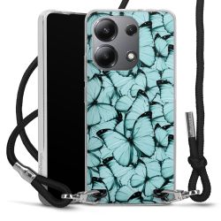 New Carry Case Transparent Stoff schwarz/silber