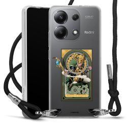 New Carry Case Transparent Stoff schwarz/silber