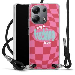 New Carry Case Transparent Stoff schwarz/silber