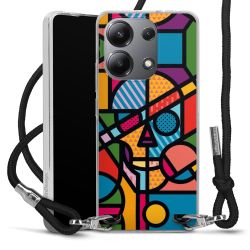 Carry Case Fabric black/silver