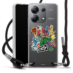 New Carry Case Transparent Stoff schwarz/silber