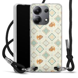 New Carry Case Transparent Stoff schwarz/silber