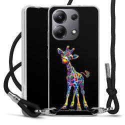 New Carry Case Transparent Stoff schwarz/silber