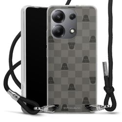 New Carry Case Transparent Stoff schwarz/silber