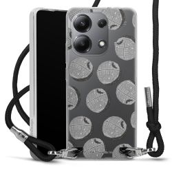 New Carry Case Transparent Stoff schwarz/silber