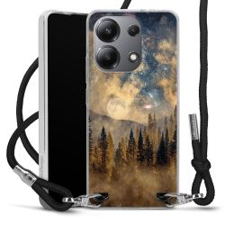 New Carry Case Transparent Stoff schwarz/silber