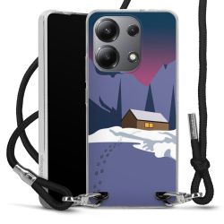 New Carry Case Transparent Stoff schwarz/silber