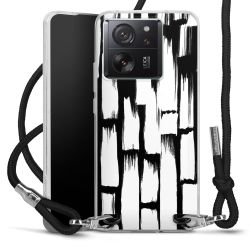 Carry Case Transparent Fabric black/silver