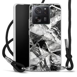 Carry Case Transparent Fabric black/silver