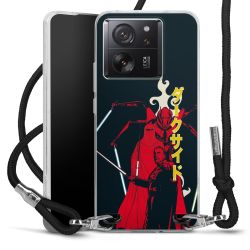 New Carry Case Transparent Stoff schwarz/silber