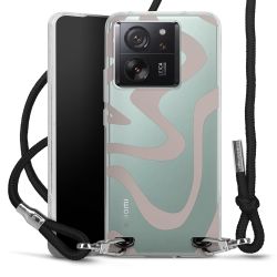 New Carry Case Transparent Stoff schwarz/silber