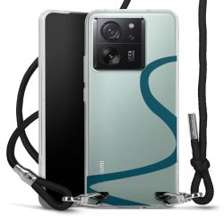 New Carry Case Transparent Stoff schwarz/silber