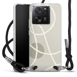 New Carry Case Transparent Stoff schwarz/silber