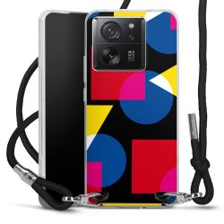 New Carry Case Transparent Stoff schwarz/silber