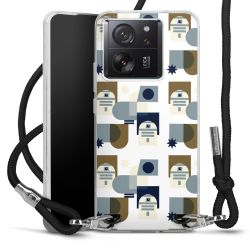 New Carry Case Transparent Stoff schwarz/silber