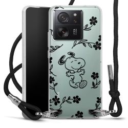 New Carry Case Transparent Stoff schwarz/silber