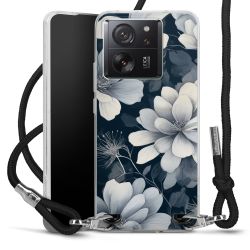 New Carry Case Transparent Stoff schwarz/silber