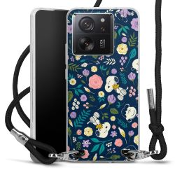 New Carry Case Transparent Stoff schwarz/silber