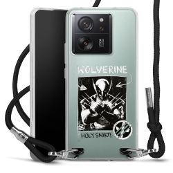 New Carry Case Transparent Stoff schwarz/silber