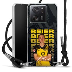 New Carry Case Transparent Stoff schwarz/silber