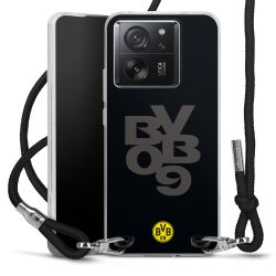 New Carry Case Transparent Stoff schwarz/silber