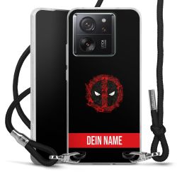 New Carry Case Transparent Stoff schwarz/silber