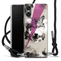 Carry Case Transparent Fabric black/silver