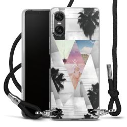 Carry Case Transparent Fabric black/silver