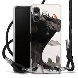 Carry Case Transparent Fabric black/silver