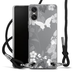 Carry Case Transparent Fabric black/silver