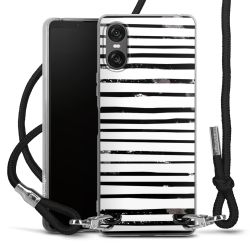 Carry Case Transparent Fabric black/silver