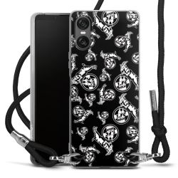 Carry Case Stoff schwarz/silber