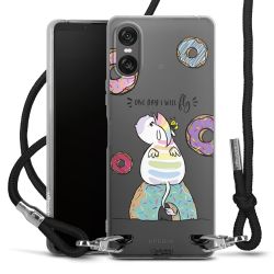 Carry Case Stoff schwarz/silber