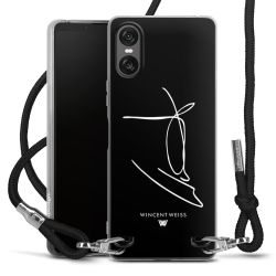 Carry Case Stoff schwarz/silber