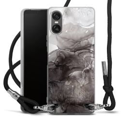 Carry Case Transparent Fabric black/silver